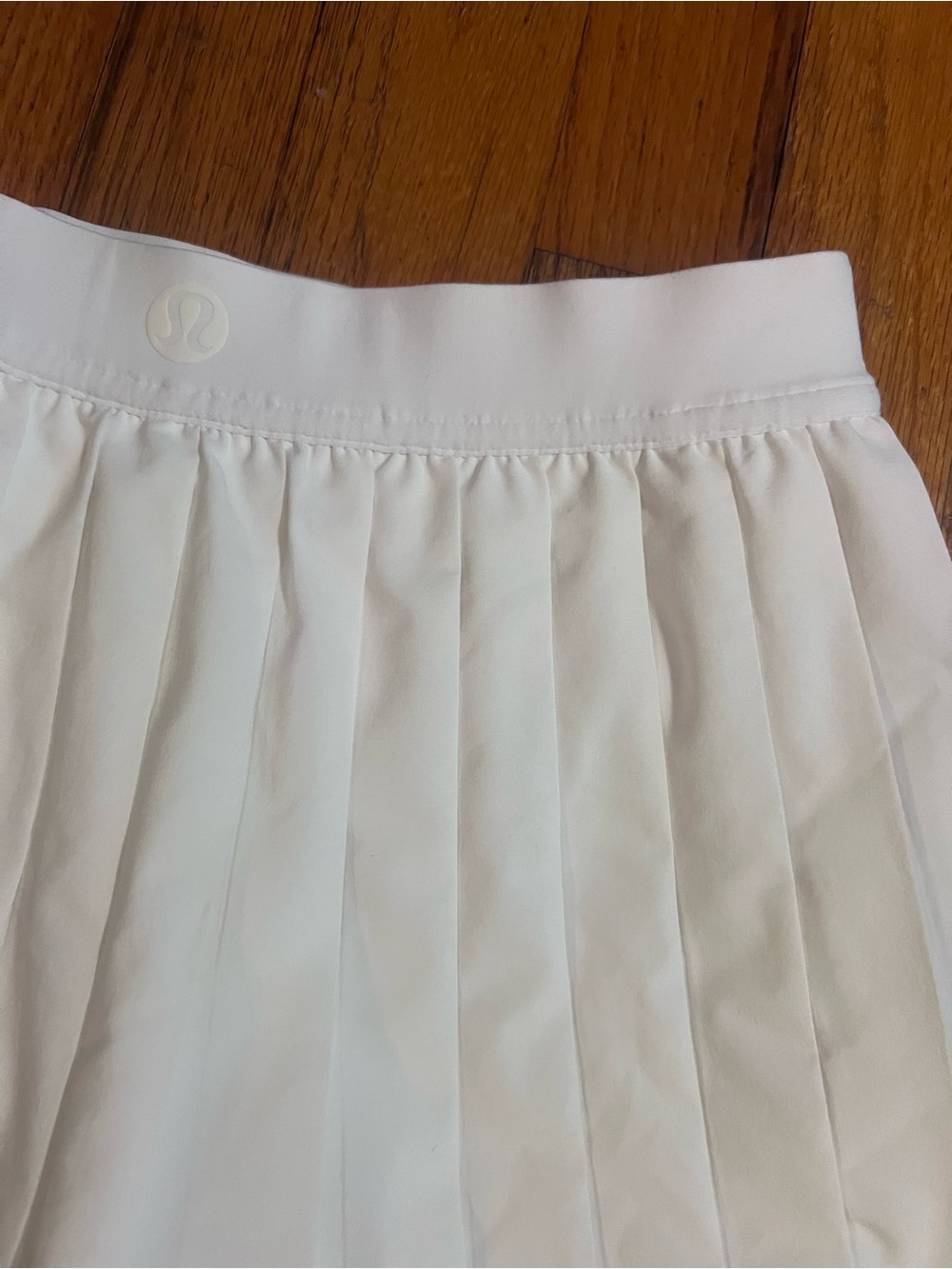 lululemon athletica White Pleated Tennis Mini Skirt